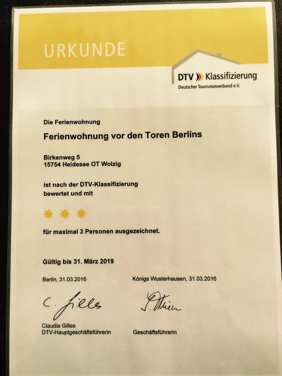 Ferienwohnung Vor Den Toren Berlins Heidesee 外观 照片